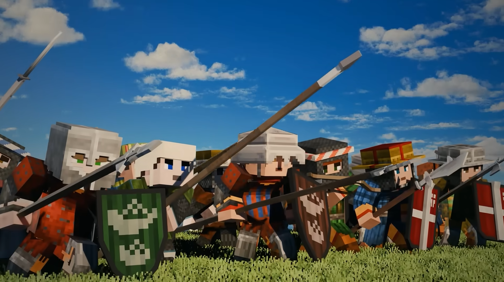 Join the medieval warfare battle on Mvndicraft server